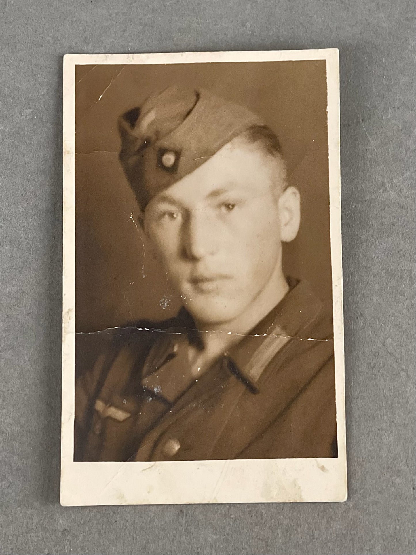 WW2 Tysk Wehrmacht Foto-Postkort. Original.