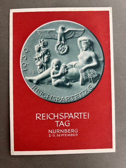 WW2 Tysk NSDAP Postkort. Original.