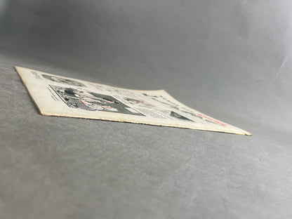 WW2 Tysk "Die Woche" Blad. Original.
