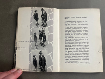 WW2 Tysk HJ Bog. Med Hilsen/Dedikation. Mange gode billeder. Original.