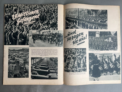 WW2 Tysk "Sieg im Westen" Blad. Stor, større end Signal Blade. Ses ikke tit. Original.