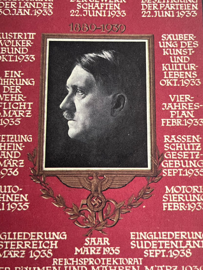 WW2 Tysk AH/NSDAP Postkort. Original.