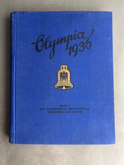 WW2 Tysk Olympiaden 1936 "Cigaretten album". Ikke komplet. Original.
