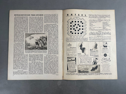 WW2 Tysk "Die Woche" Blad. Original.
