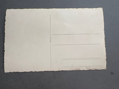 WW2 Tysk Wehrmacht Foto-postkort. Med medalje. Original.