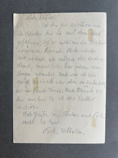 WW2 Tysk Postkort. Original.