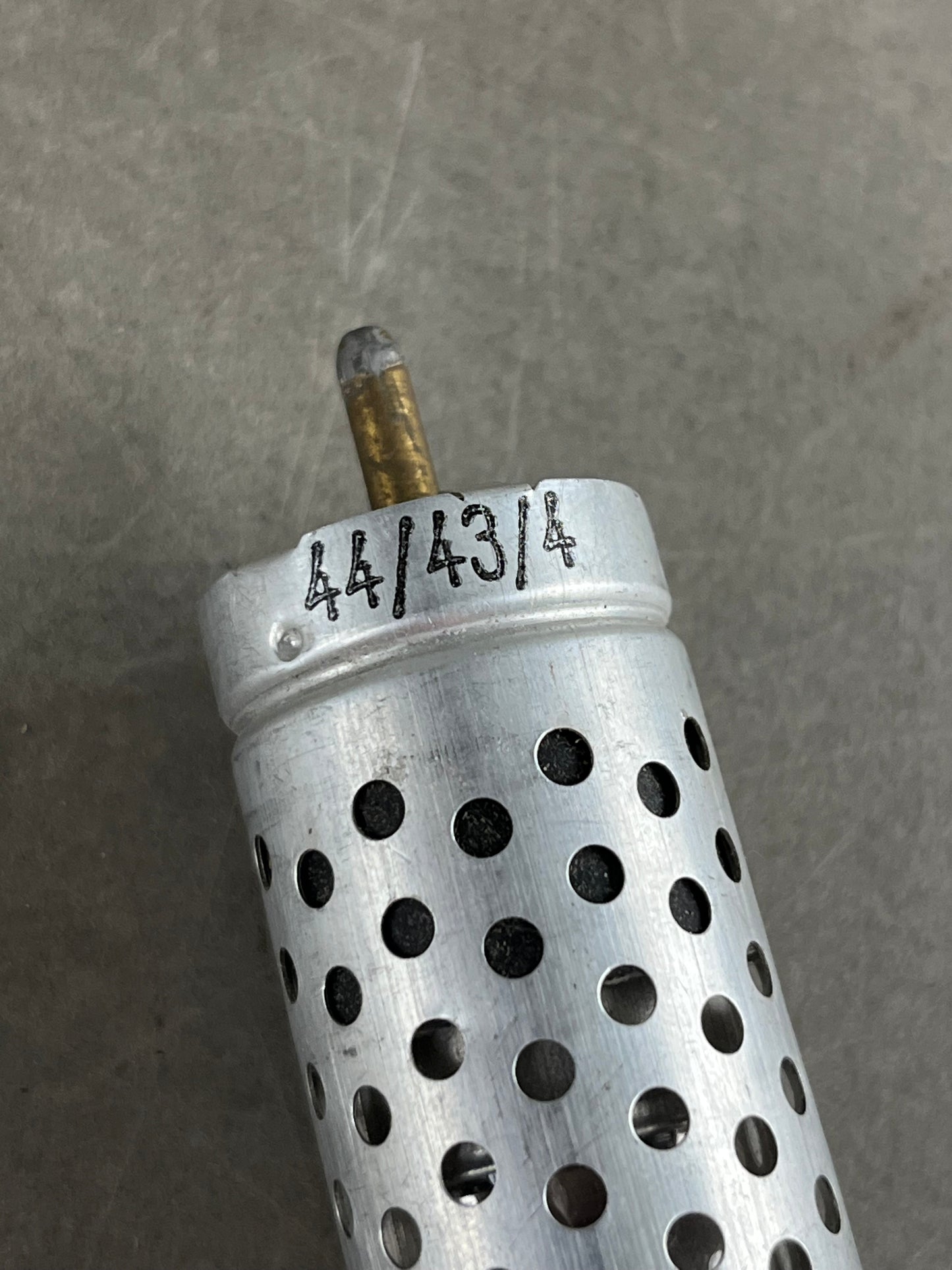 WW2 Tysk Radiorør. Godt stemplet med WaA og "Wehrmacht". Original.