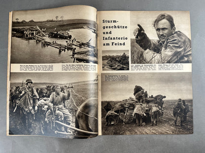 WW2 Tysk "Die Woche" Blad. Gebirgsjäger forside. Original.
