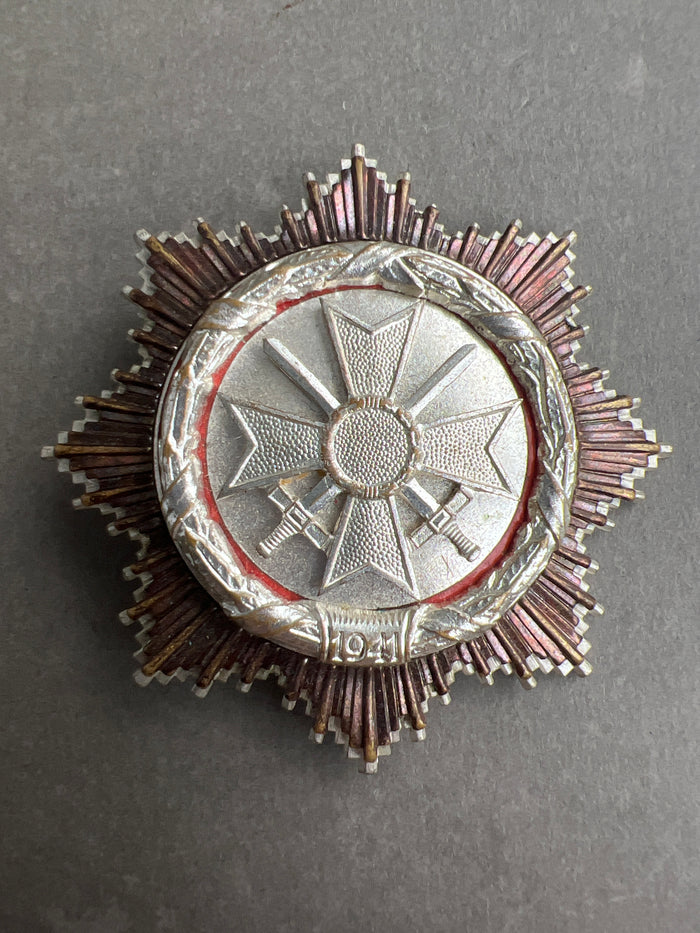 WW2 Tysk DKiS (Deutsches Kreuz in Silber) 1957-model. Original.