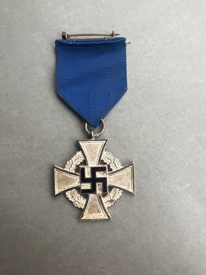 WW2 Tysk Treudienst 25 års Medalje. Original.