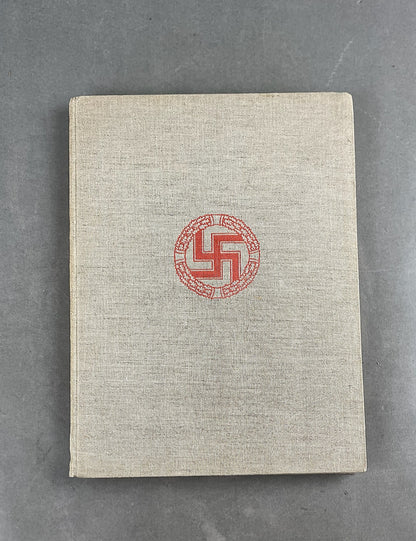 WW2 Dansk/Tysk DNSAP/NSDAP bog "Moderne tysk arkitektur/Neue Deutsche Baukunst". Original.