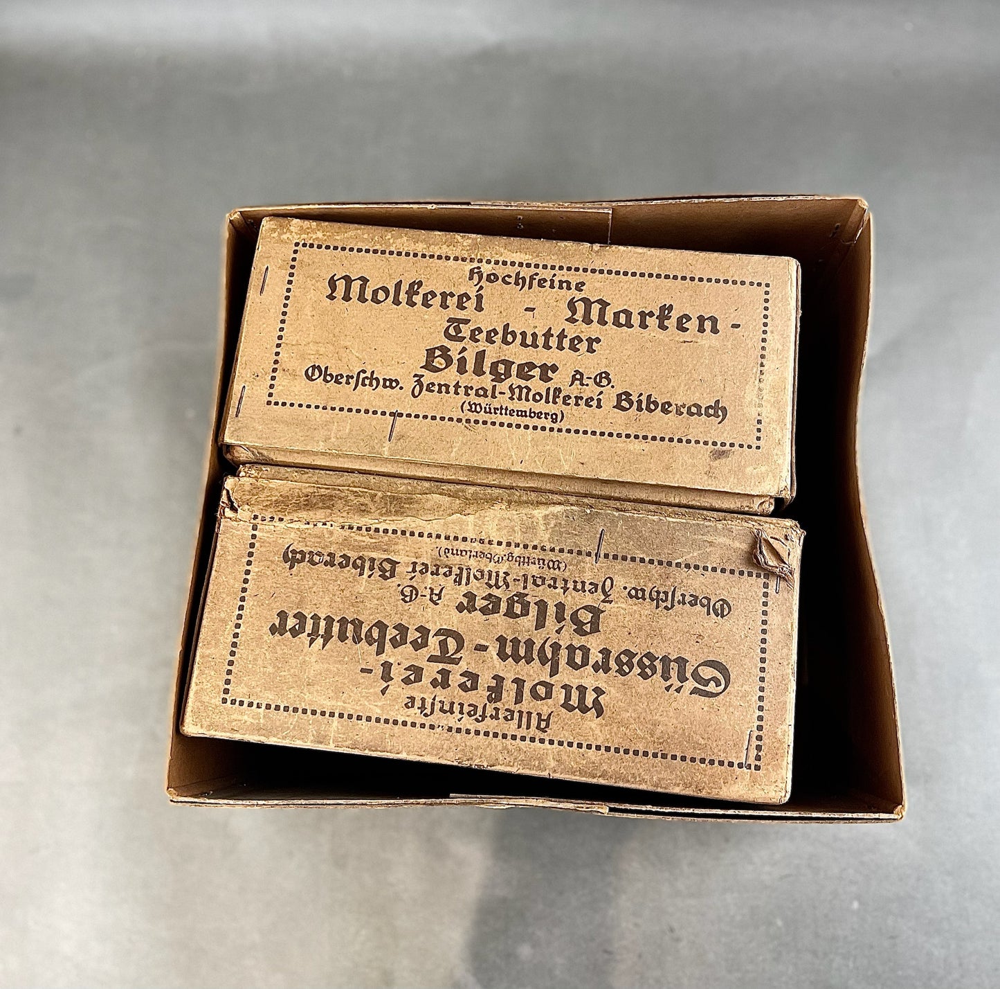 WW2 Tysk Større kasser til forplejning. Sjældne. Original.