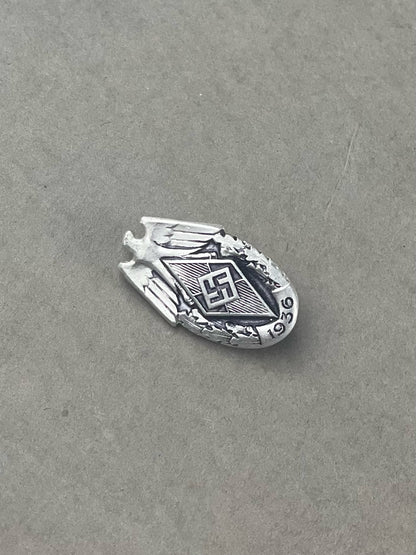 WW2 Tysk Tidlig HJ Tinnie fra 1936. Original.