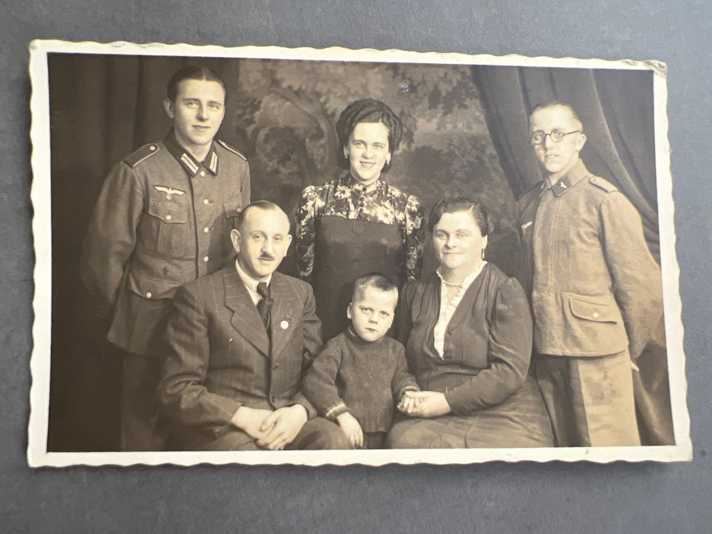 WW2 Tysk Wehrmacht/Luftwaffe Foto-Postkort. Original.