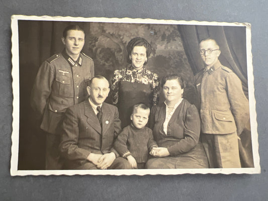 WW2 Tysk Wehrmacht/Luftwaffe Foto-Postkort. Original.