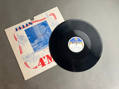 WW2 Dansk "4. Maj" Plade. Original.