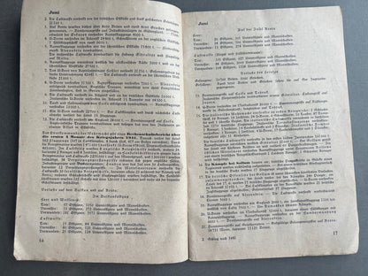 WW2 Tysk Bog fra 1941. Original.