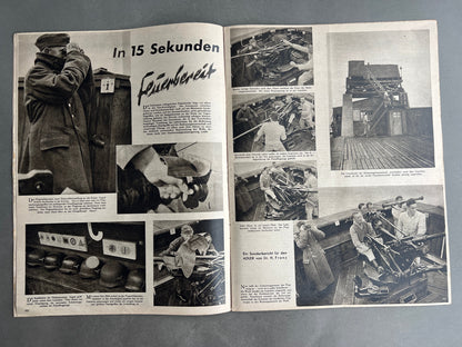 WW2 Tysk Luftwaffe "Der Adler" Blad. Original.