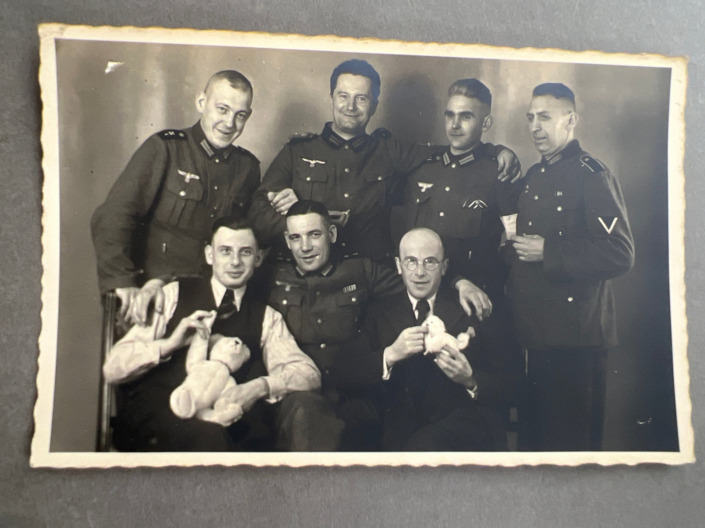 WW2 Tysk Wehrmacht Foto-Postkort. Original.