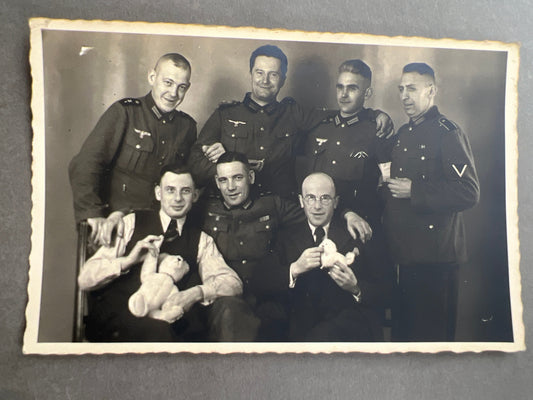 WW2 Tysk Wehrmacht Foto-Postkort. Original.