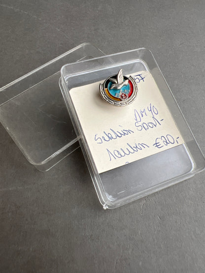 Østtysk DDR Medalje/Pin i æske. Original.