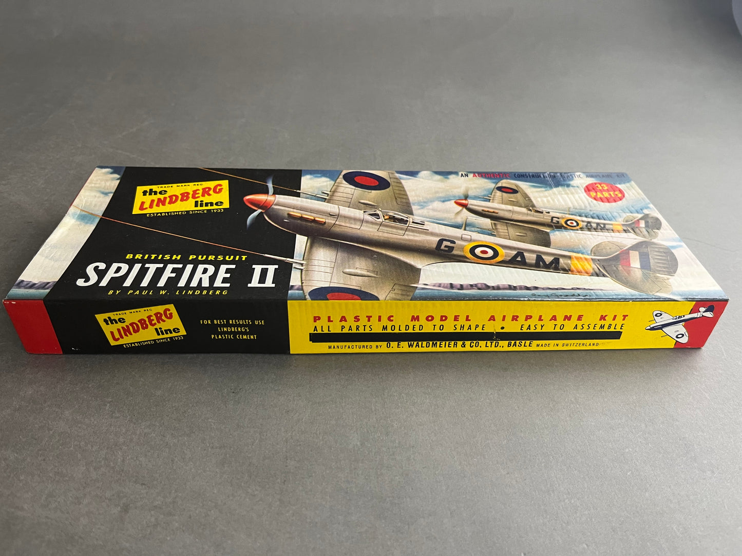 Ældre Samle-/Modelsæt. "Spitfire II". Fremstår komplet.