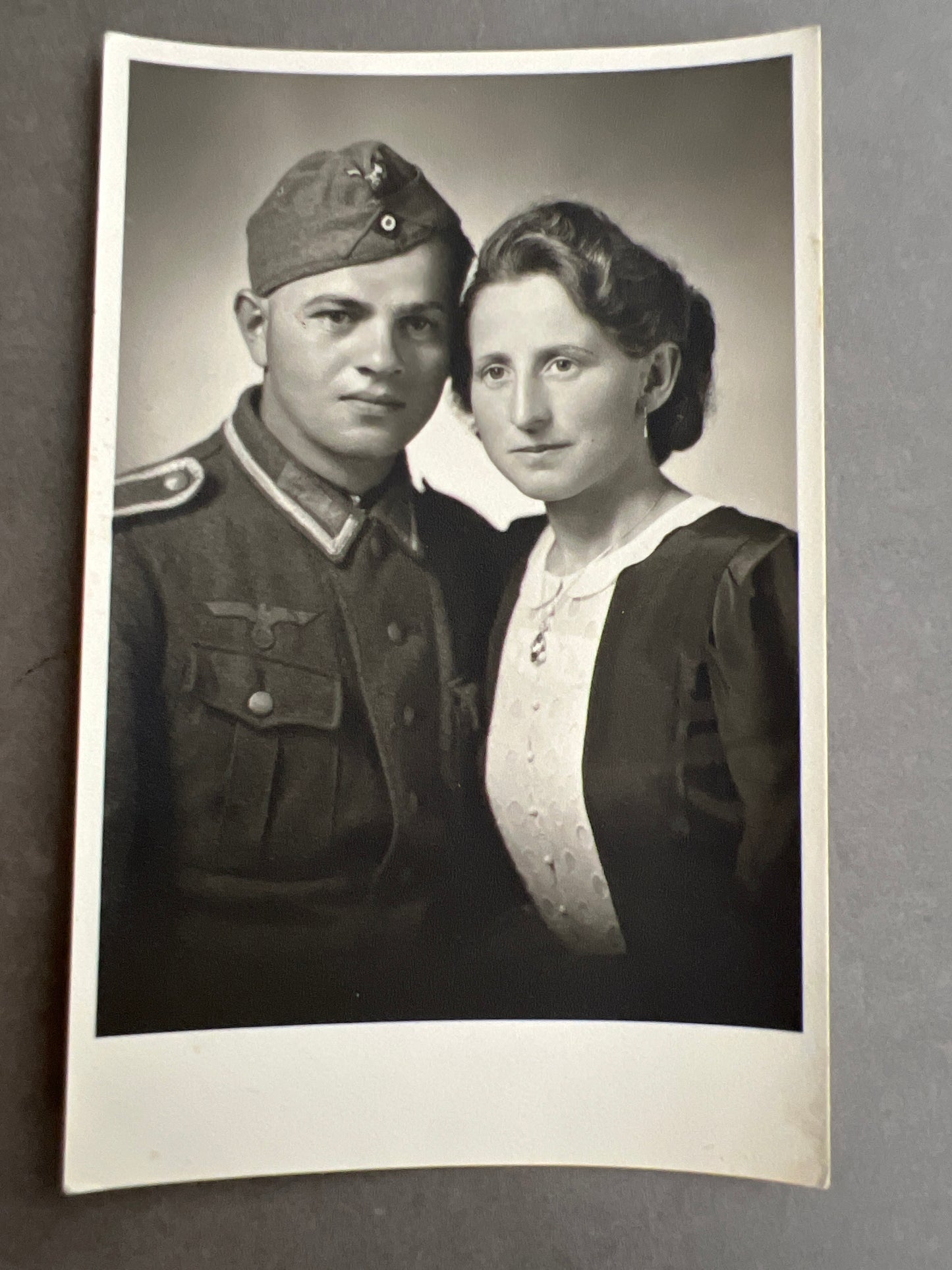 WW2 Tysk Wehrmacht Foto-Postkort. Original.