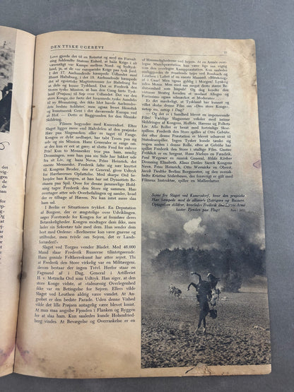 WW2 Dansk Nazistisk "Den Tyske Ugerevy" Blad. Original.