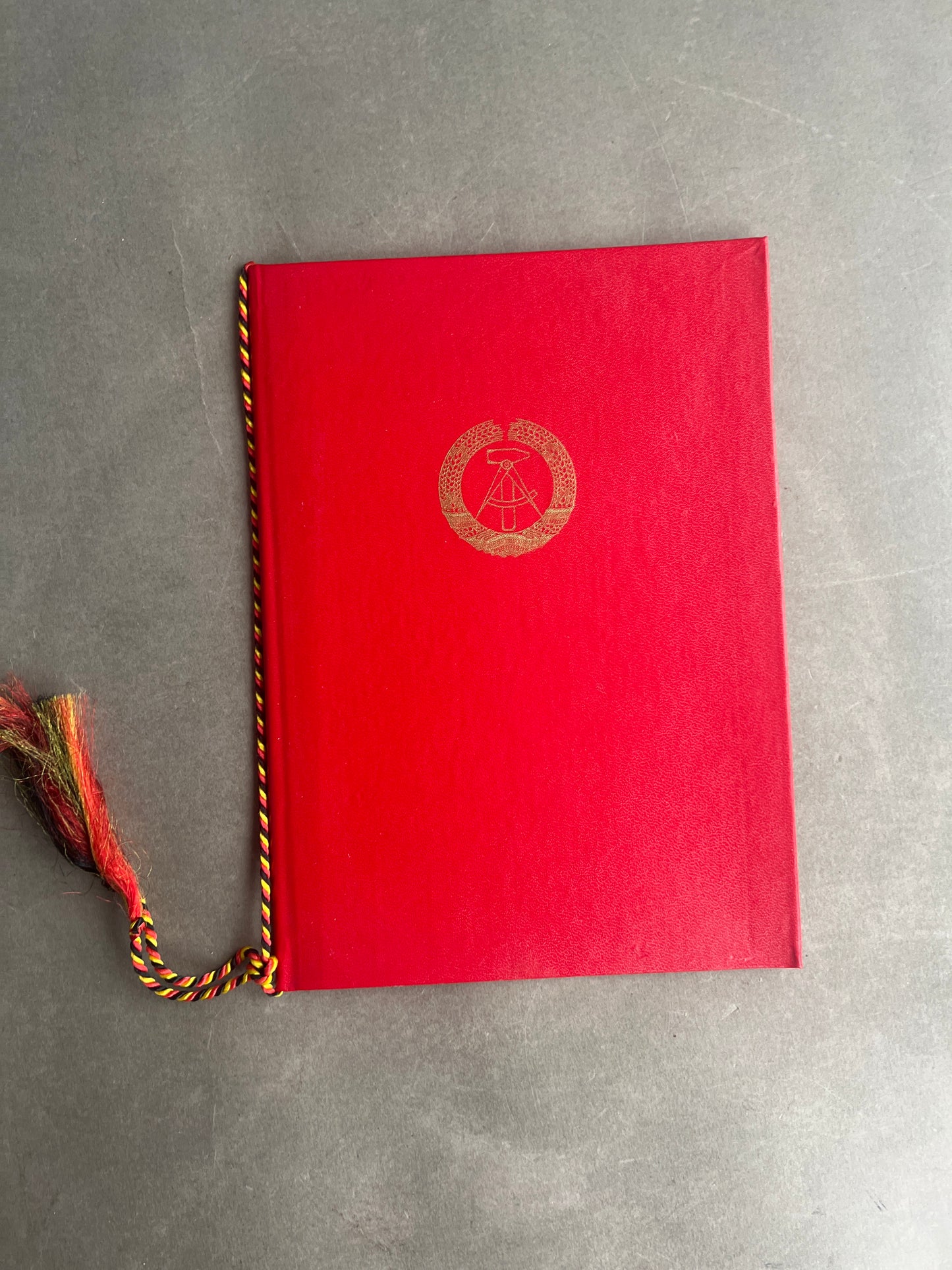 Østtysk DDR Urkunde Mappe. Original.