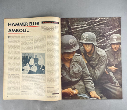 WW2 Tysk Signal Blad. Original.