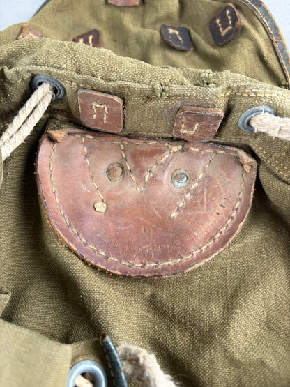 WW2 Tysk Heer "Storm" Kamprygsæk. Flot stand! Original.
