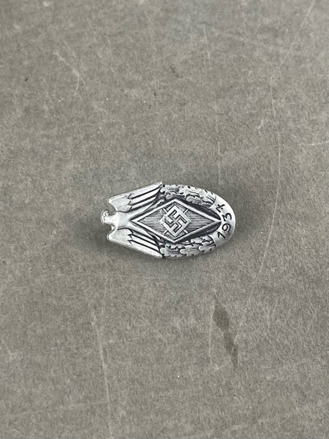 WW2 Tysk HJ Tinnie fra 1937. Original.