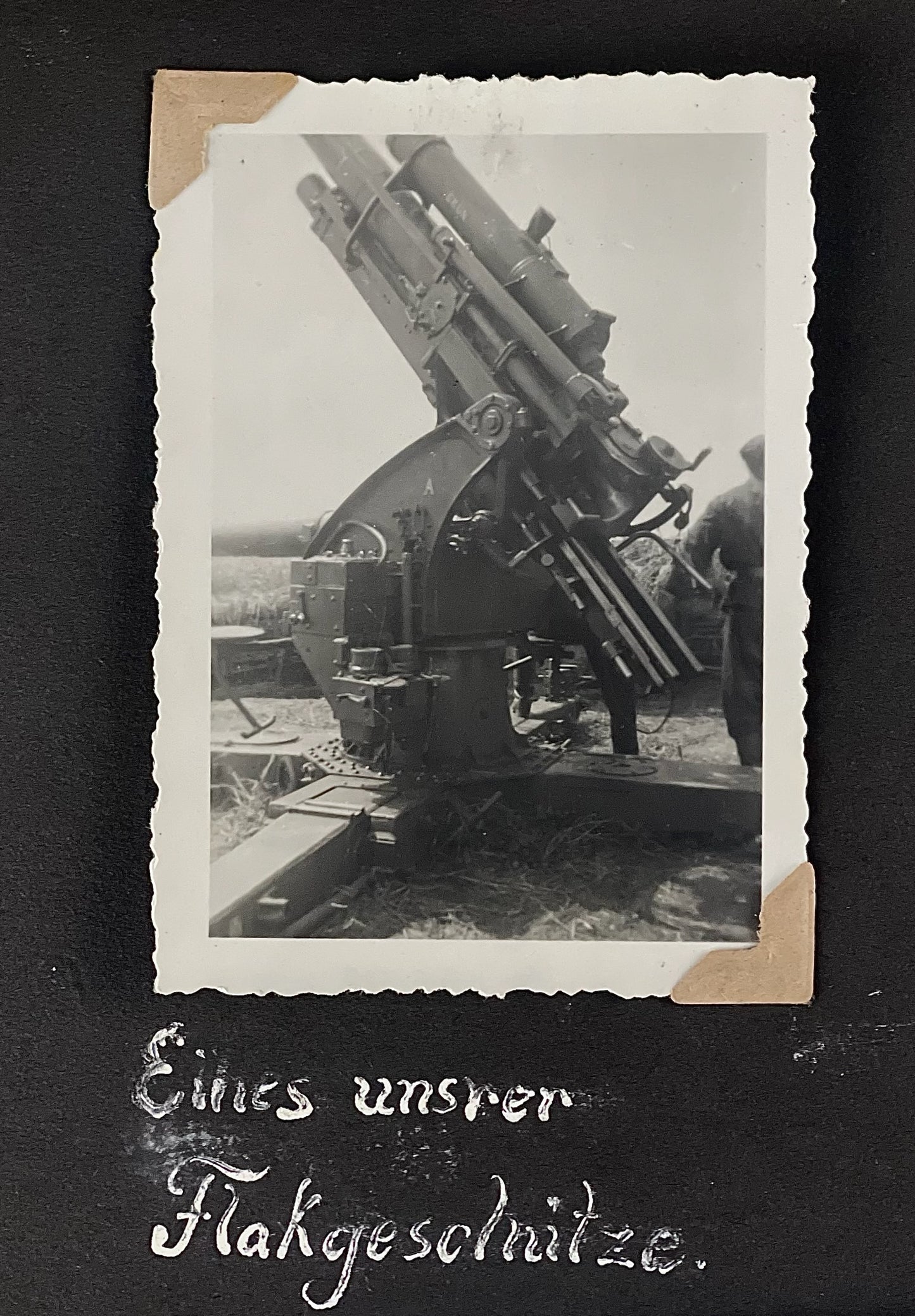 WW2 Tysk Wehrmacht Fotoalbum 1940'erne. MANGE(!) gode billeder fra felttoget i Frankrig. Original.