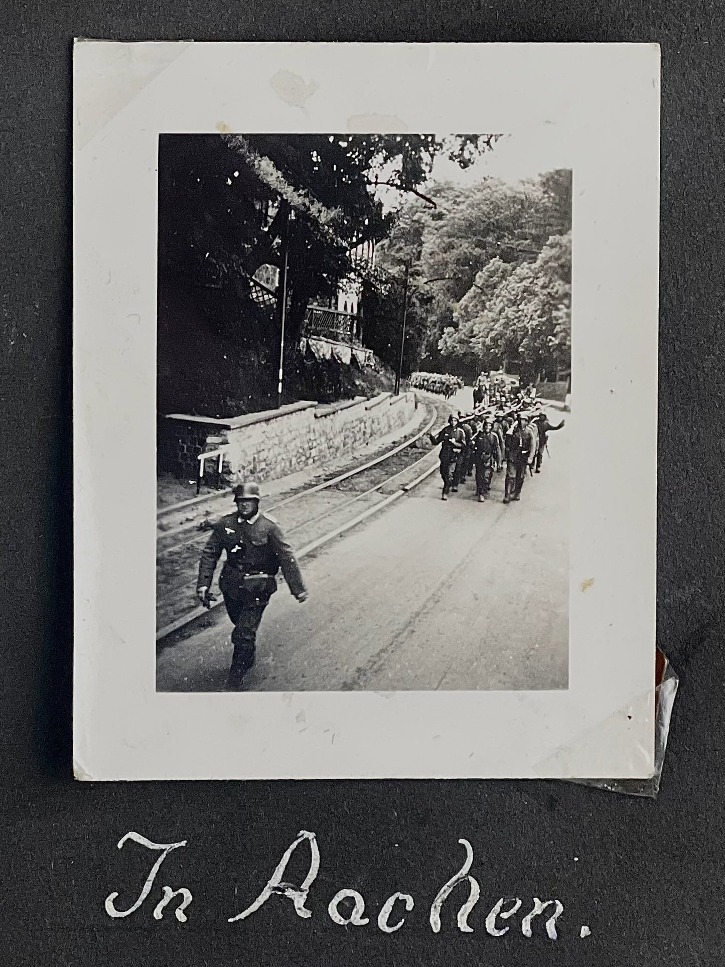 WW2 Tysk Wehrmacht Fotoalbum 1940'erne. MANGE(!) gode billeder fra felttoget i Frankrig. Original.