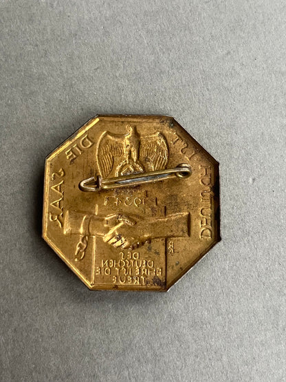 WW2 Tysk NSDAP Tinnie. Original.