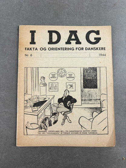 WW2 Dansk " I DAG" hæfte fra 1944. Original.