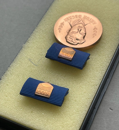Østtysk DDR Medalje i Æske. Original.
