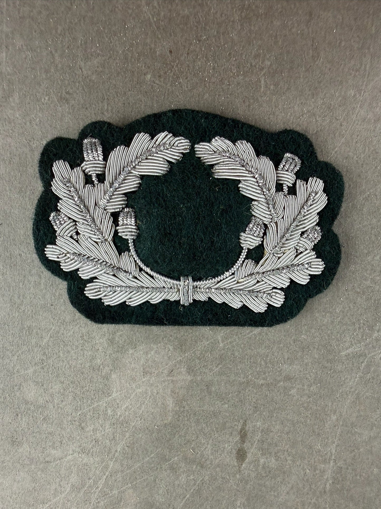 WW2 Tysk Officer Kasket Egeløvskrans. Original.