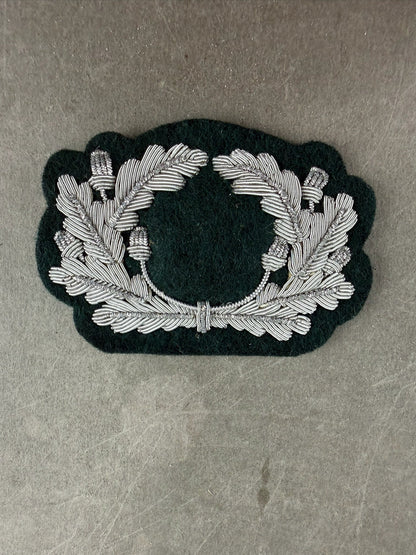 WW2 Tysk Officer Kasket Egeløvskrans. Original.
