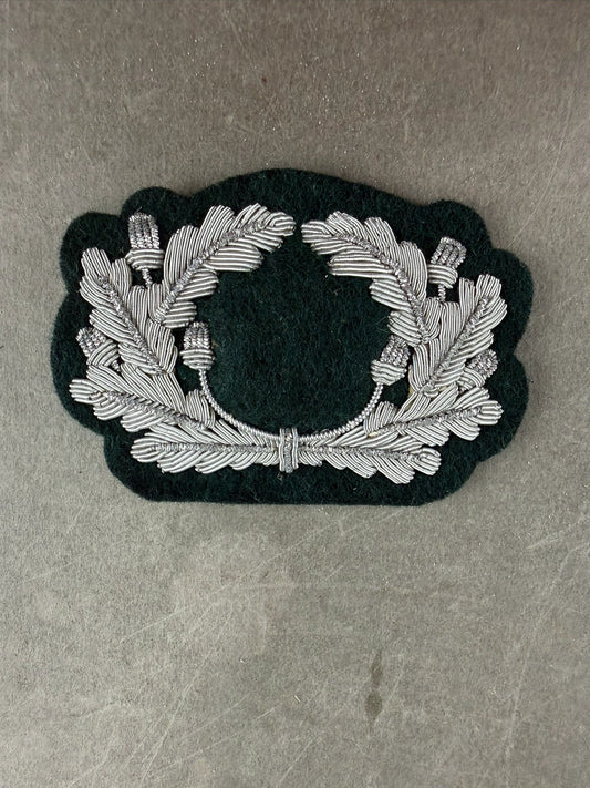 WW2 Tysk Officer Kasket Egeløvskrans. Original.