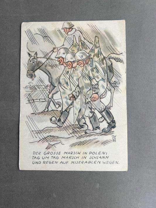 WW2 Tysk Wehrmacht Feldpost. Original.