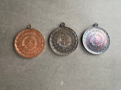 Østtysk DDR Medaljer. Original.