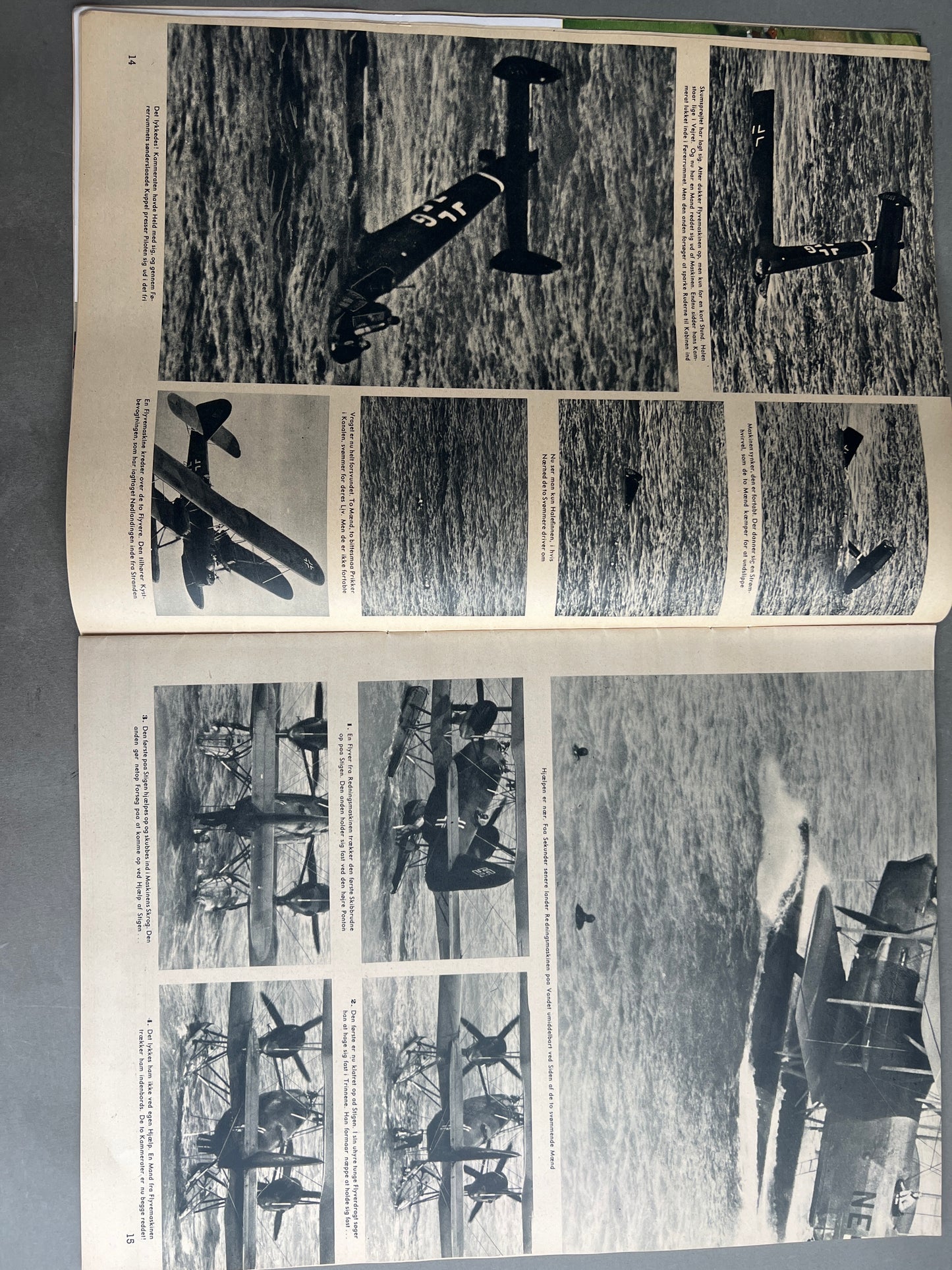 WW2 Tysk/Dansk Signal Blad. Original.