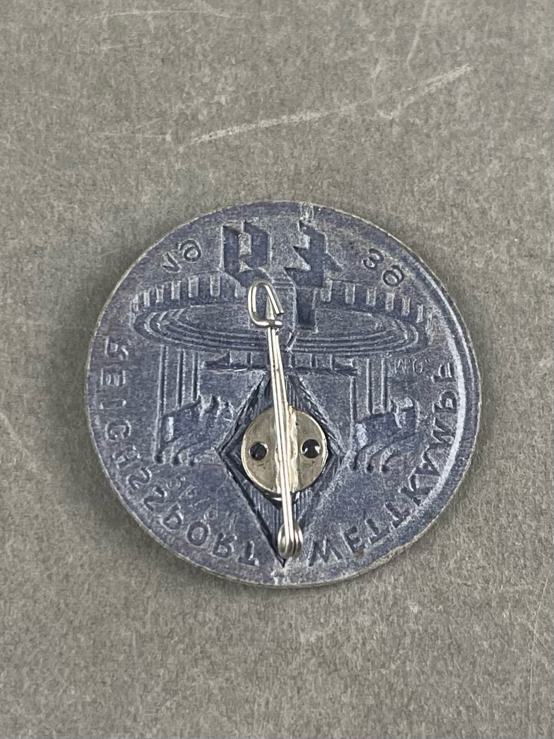 WW2 Tysk HJ Pap Tinnie fra 1936. Original.