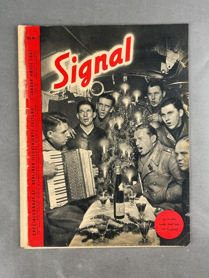 WW2 Tysk Signal Blad. Original.