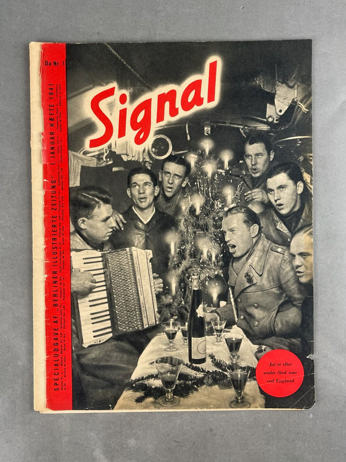 WW2 Tysk Signal Blad. Original.