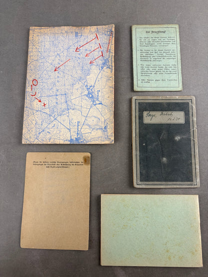 WW2 og Efterkrigs Tysk Blandet Lot. Original.