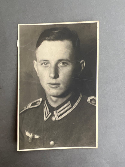 WW2 Tysk Wehrmacht Foto-Postkort. Original.