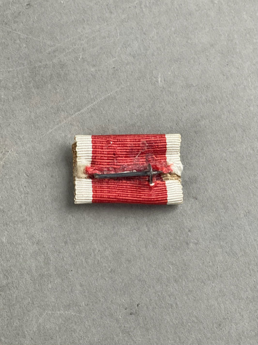 WW2 Tysk Båndspange til Rødekors medaljen. Original.