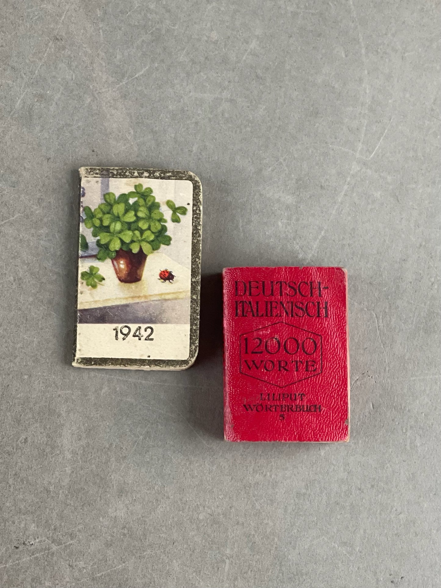 WW2 Tysk Lot af 2 WHW Mini-bøger. Ses ikke tit. Original.